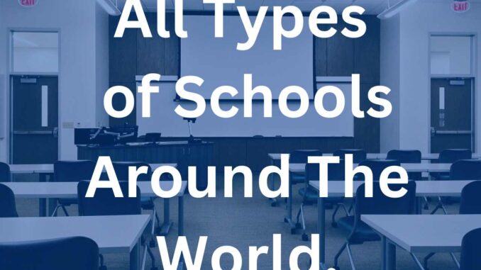 Types of Schools Around the World